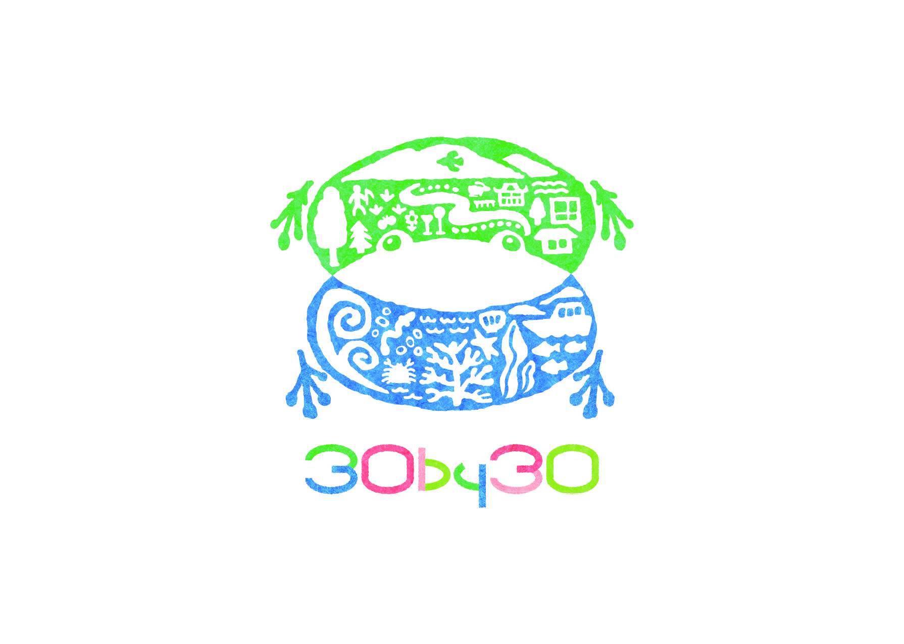 30 by 30 logo